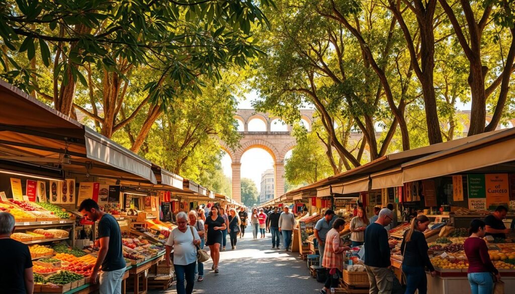 Arceaux Market in Montpellier