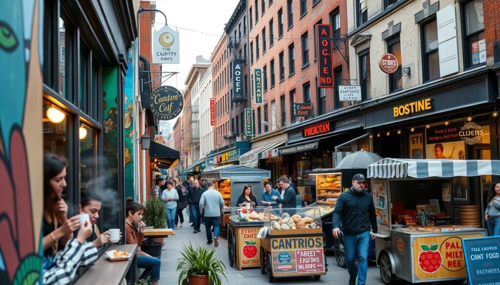 Boston local food art scene