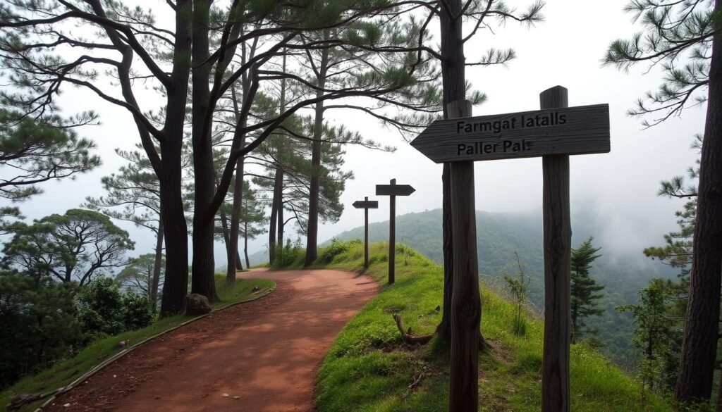 Cameron Highlands trail signs Cameron Highlands trail signs