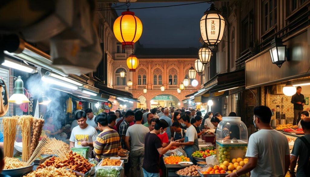 Ipoh street food market