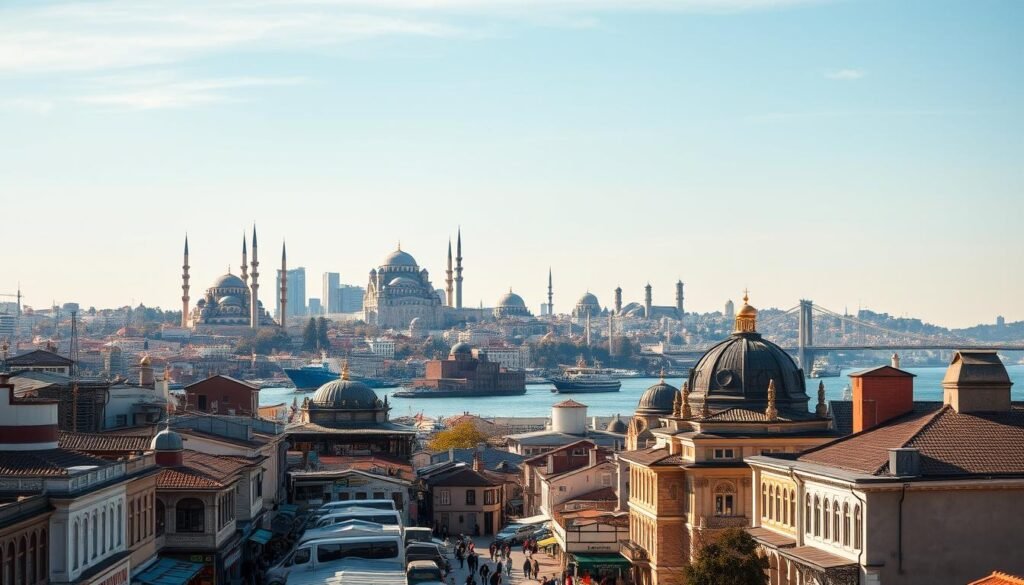 Istanbul historical and modern blend