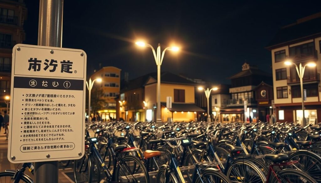 Kyoto bicycle parking rules