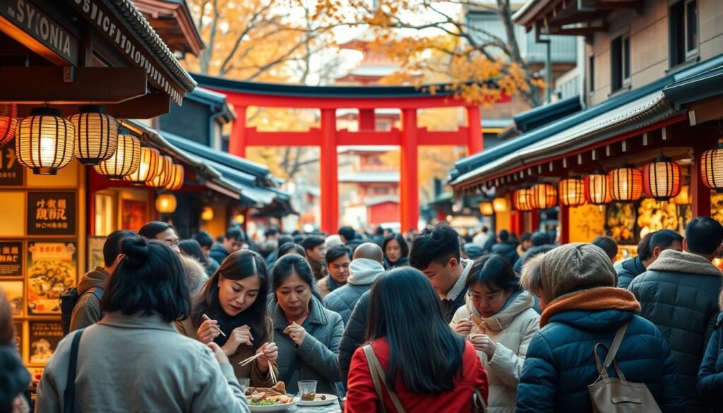 Kyoto dining etiquette nishiki market fall