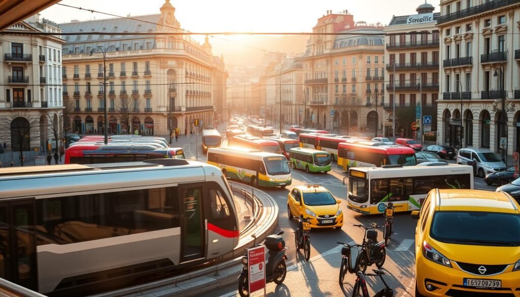 Madrid transportation system