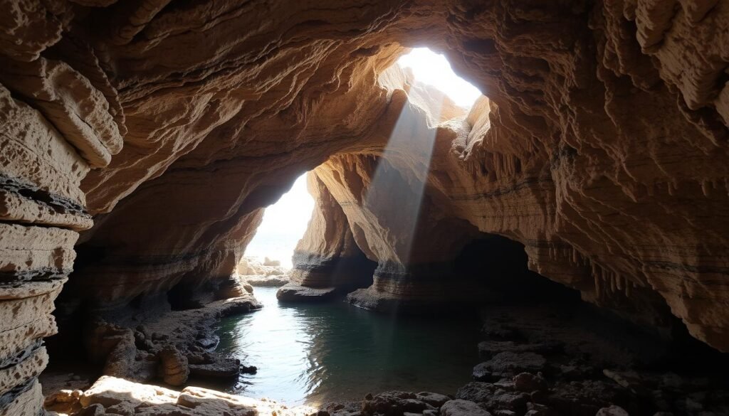 Menorca coastal cave exploration
