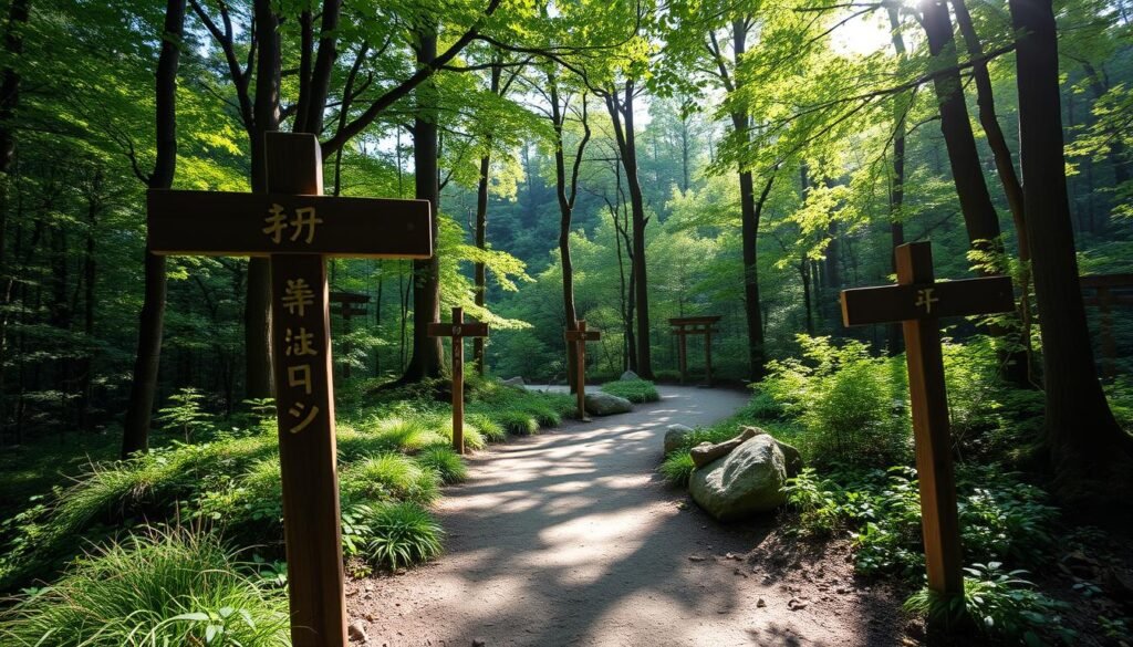 Nikko trail markers