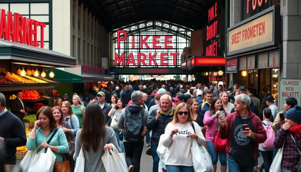 Pike Place Market crowd navigation tips
