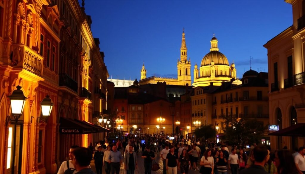 Salamanca nightlife buildings