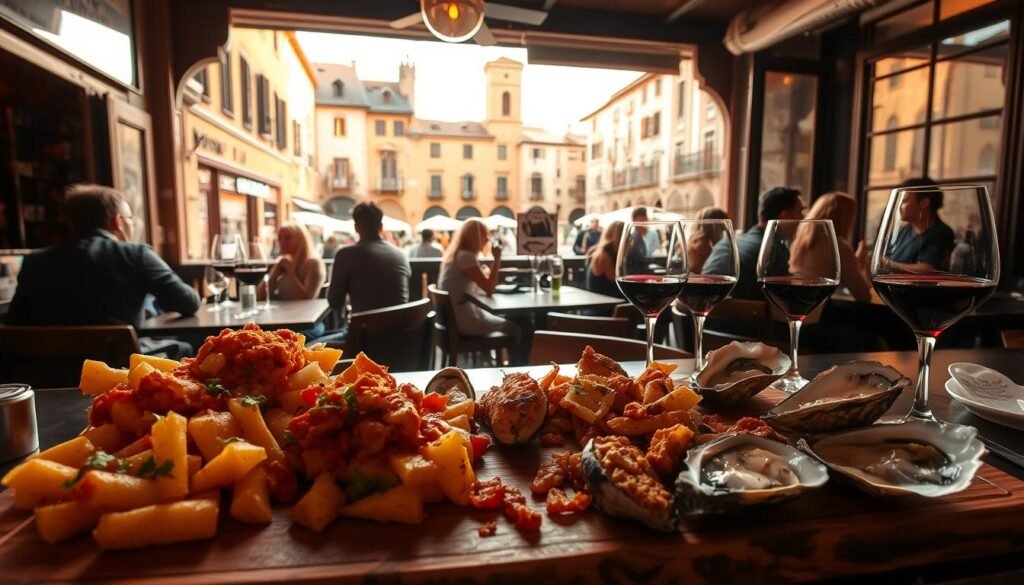 Salamanca tapas and shells