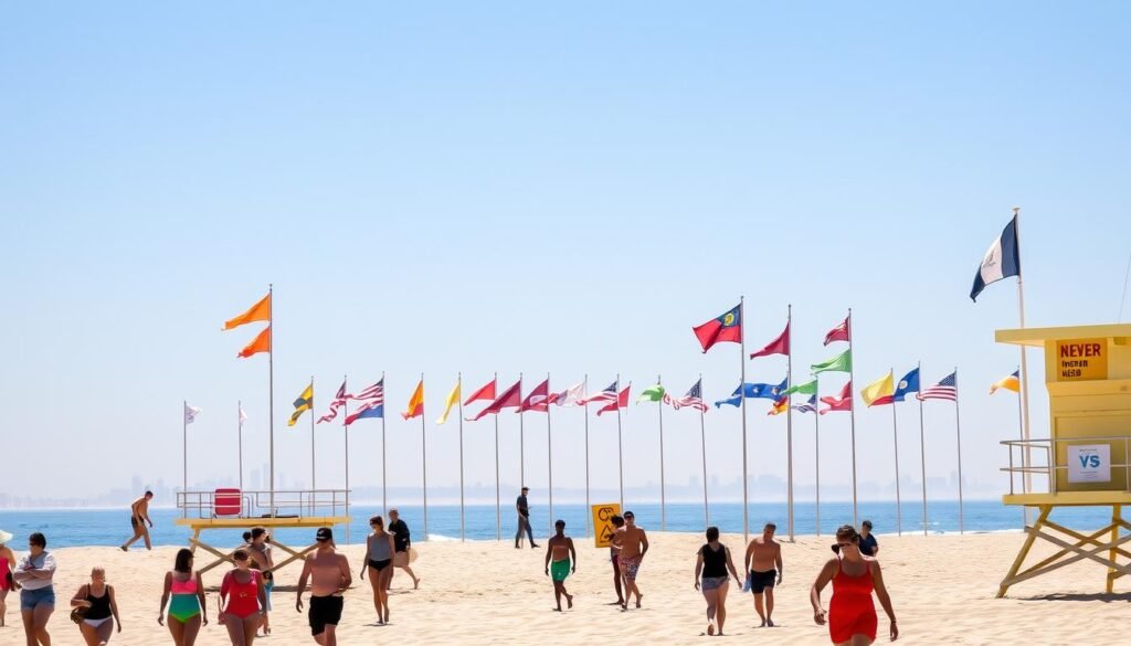 San Diego safety tips and beach flag warnings