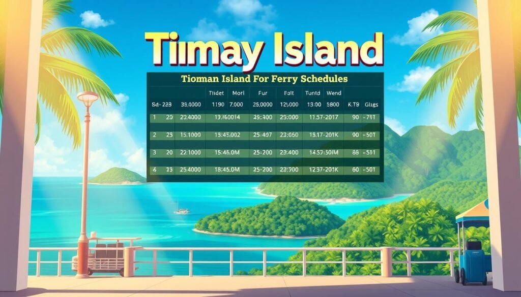 Tioman Island ferry schedules Tioman Island ferry schedules