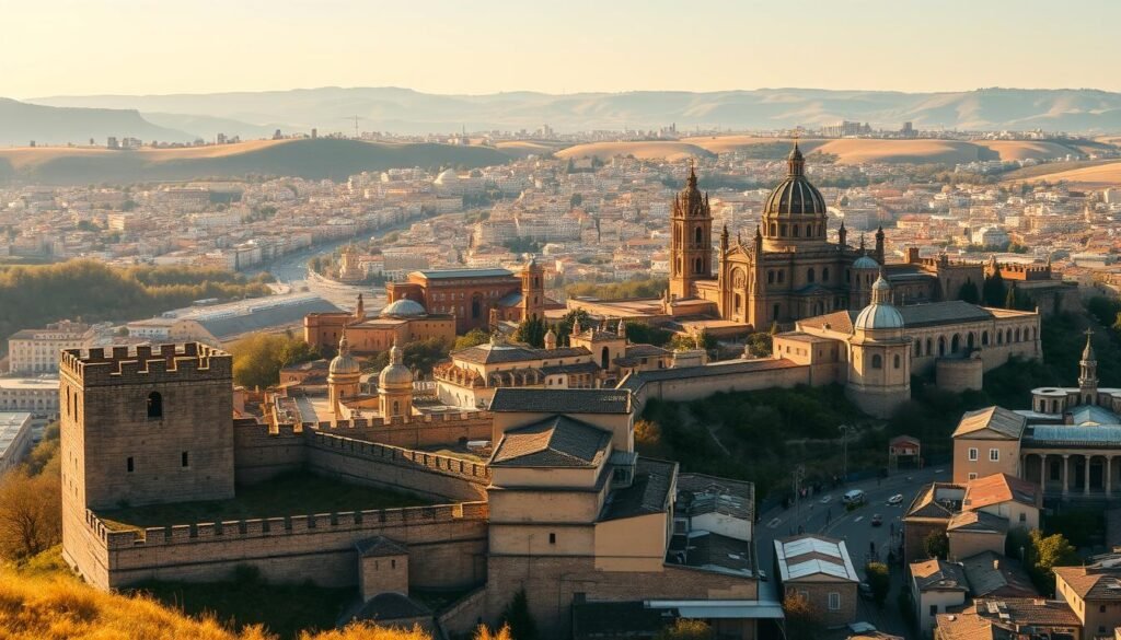 Toledo architectural styles blend
