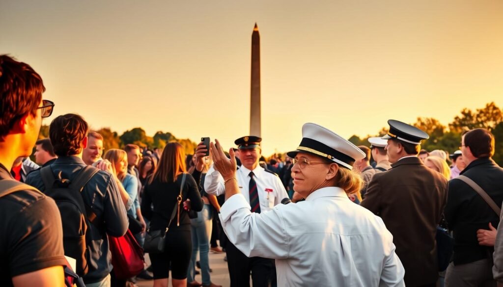 Washington Monument etiquette