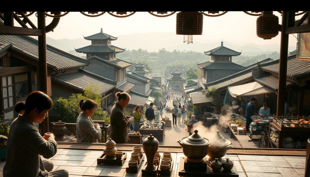 ancient village etiquette in Wuhan