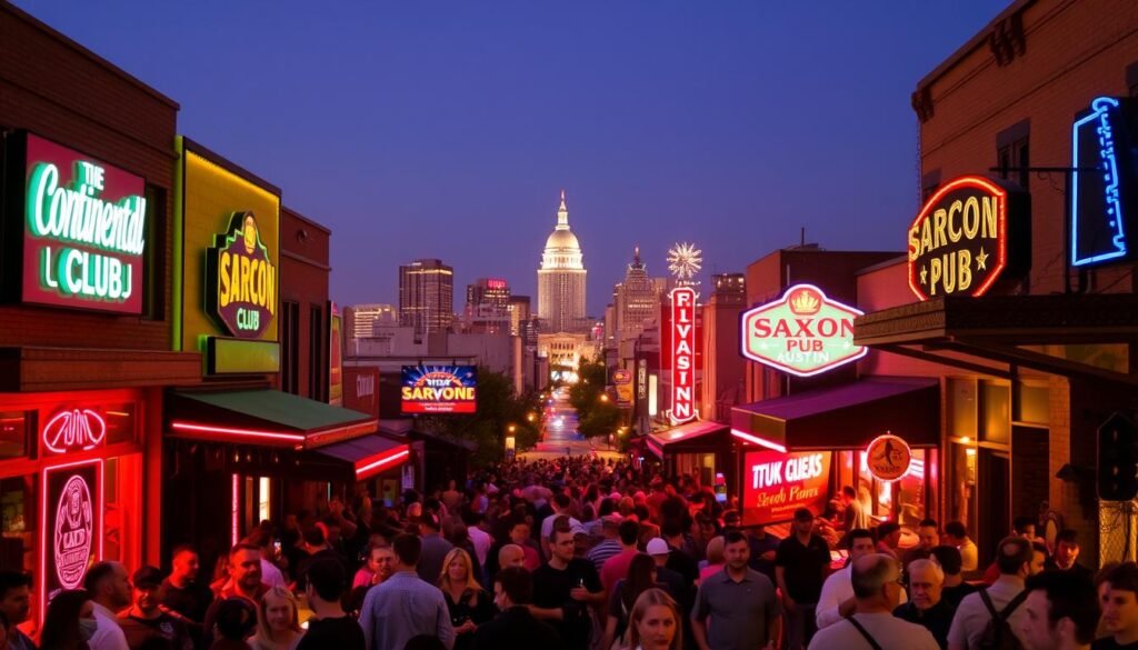 austin live music districts