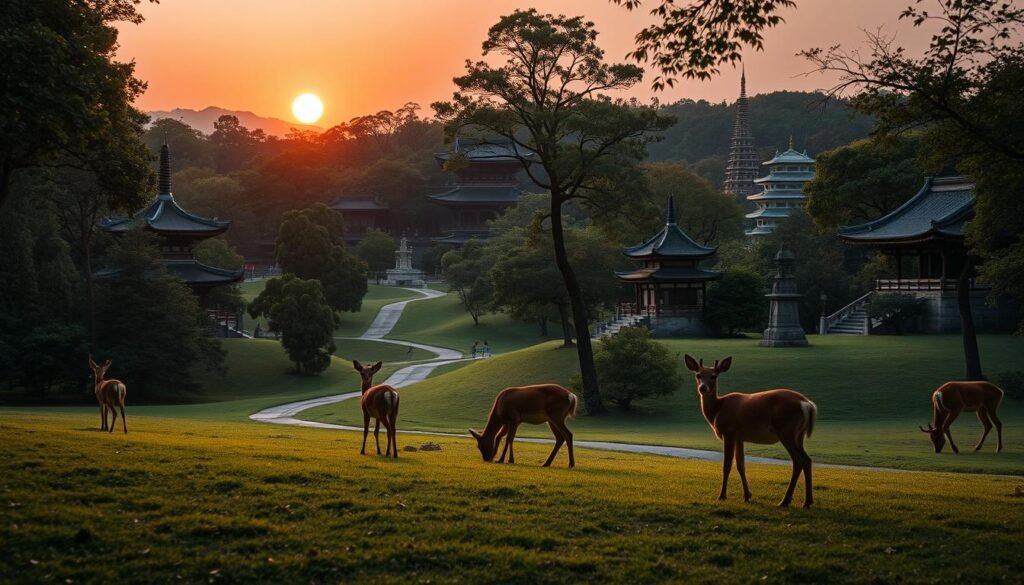 deer safety in Nara Park