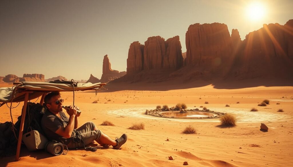 desert heat survival strategies