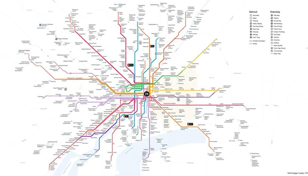 detroit public transit map