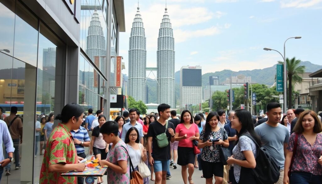 engaging with locals Kuala Lumpur