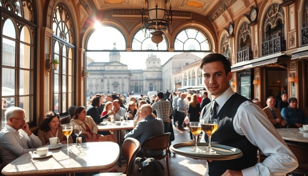historic café culture Turin