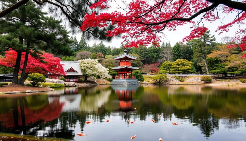 kenrokuen garden seasonal views