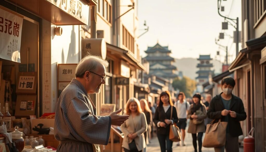 respectful interactions in Kanazawa shops