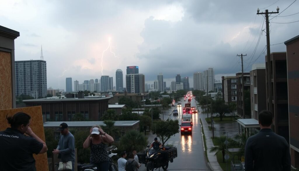 respecting natural disaster warnings houston