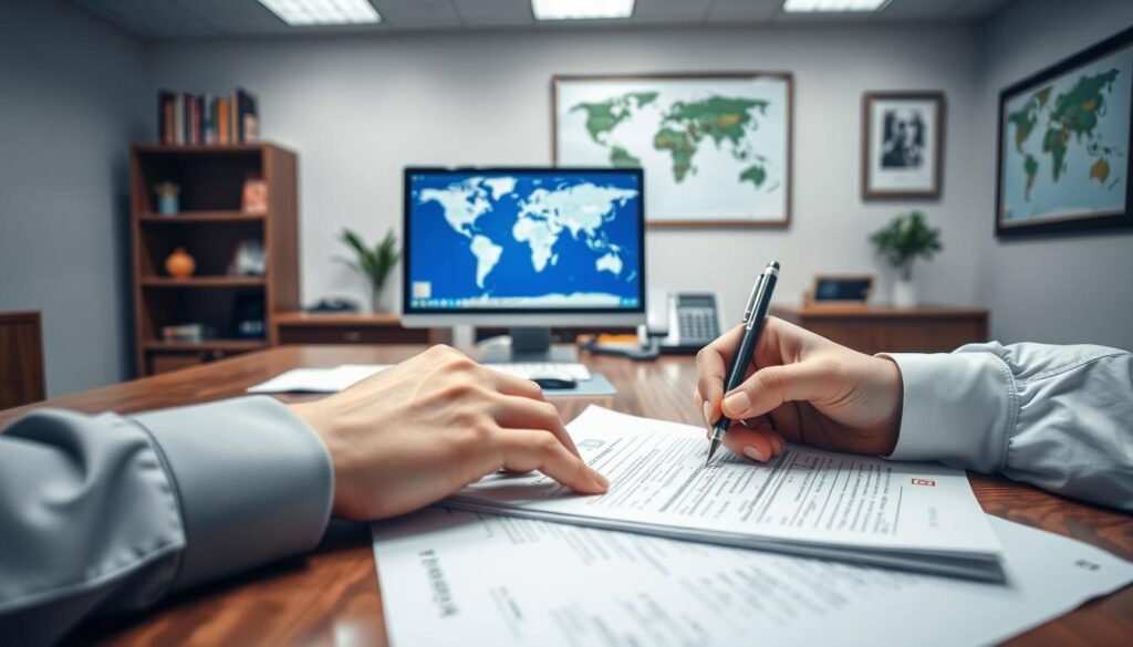 visa application process